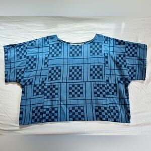 ACE & JIG | Women’s blue Atlantis top 1x